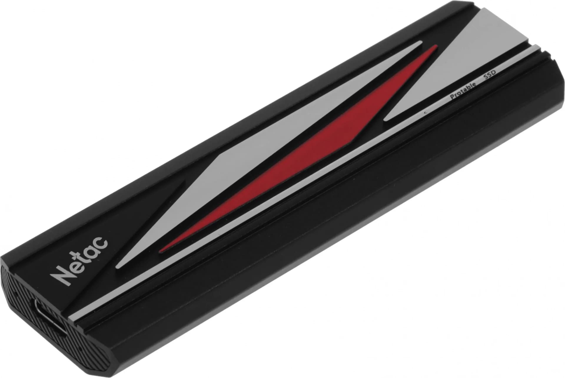 Внешний SSD Netac ZX20L, 1TB, USB 3.2 Gen 2x2 Type-C, R/W 2000/1800, черный