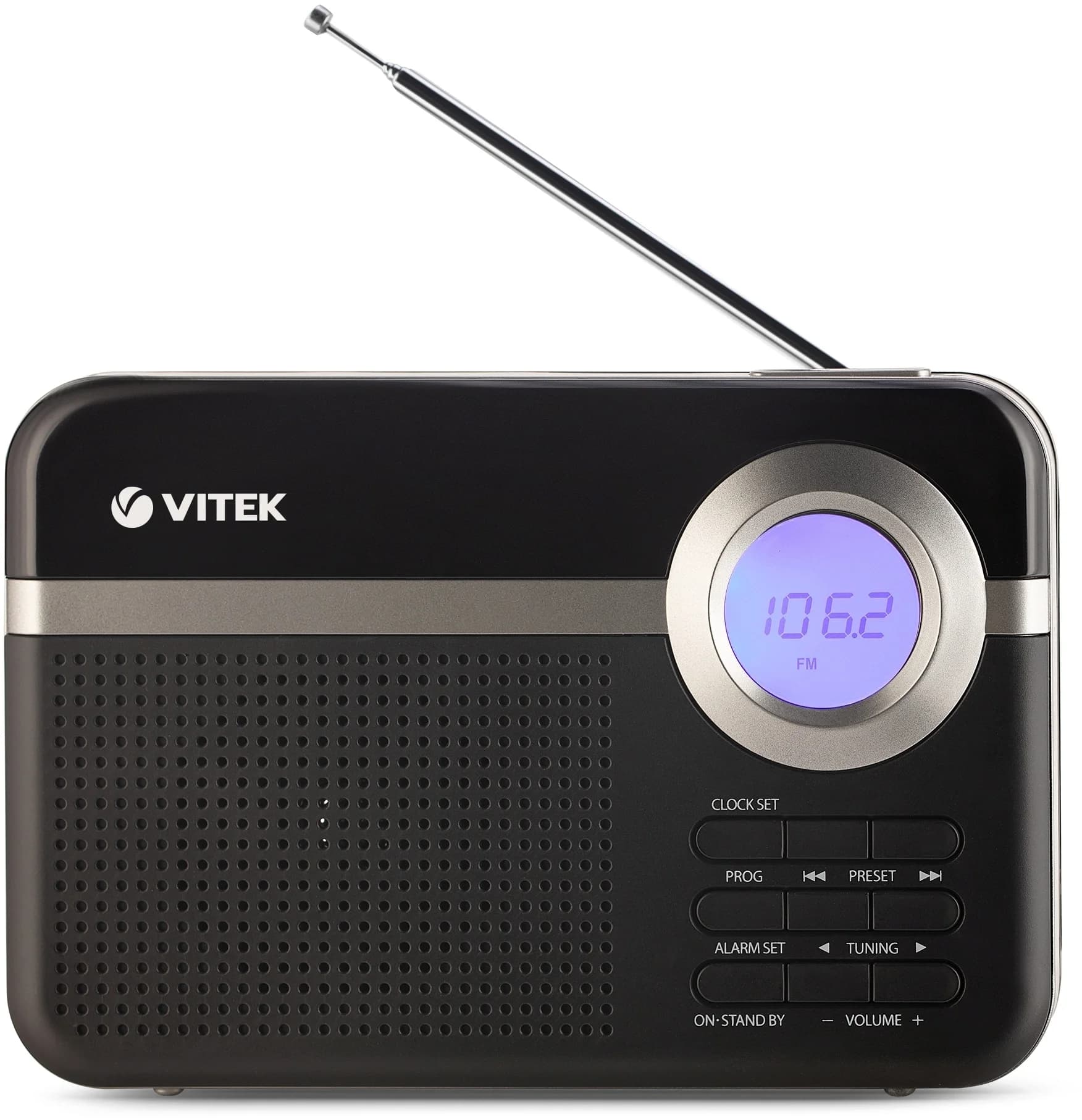 Радиоприемник настольный Vitek VT-3592 черный