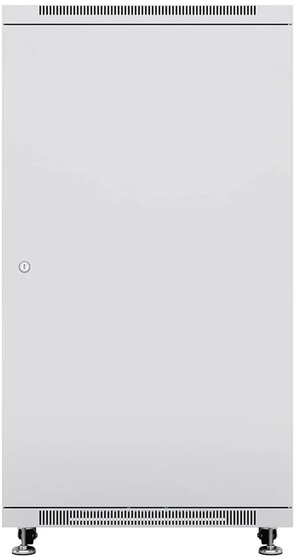 Шкаф телекоммуникационный напольный Cabeus, IP20, 12U, 730х600х600 мм (ВхШхГ), дверь: стекло, разборный, серый
