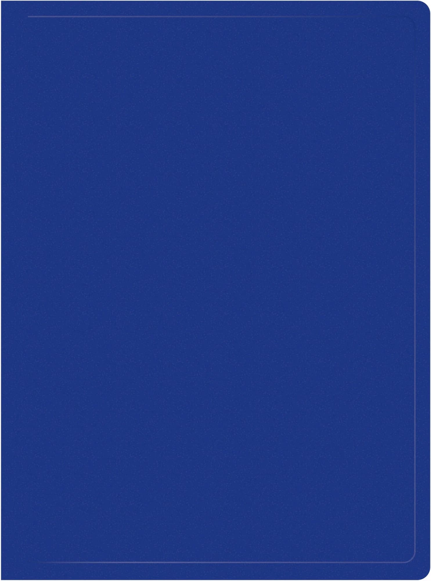 Папка с 40 прозр.вклад. Silwerhof SE-V40BLU A4 пластик 0.5мм синий