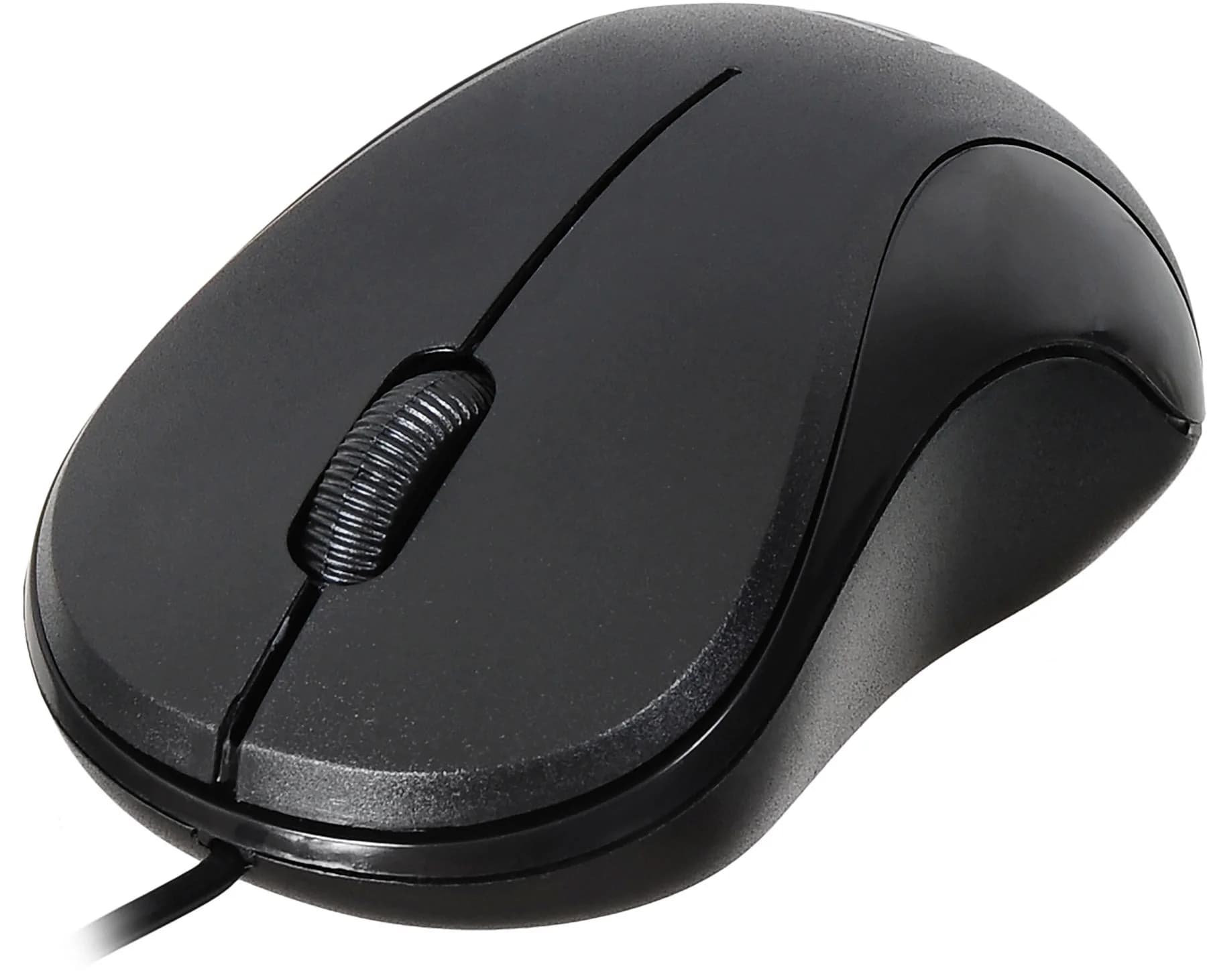 Мышь Оклик 115S черный оптическая 1200dpi USB для ноутбука 3but