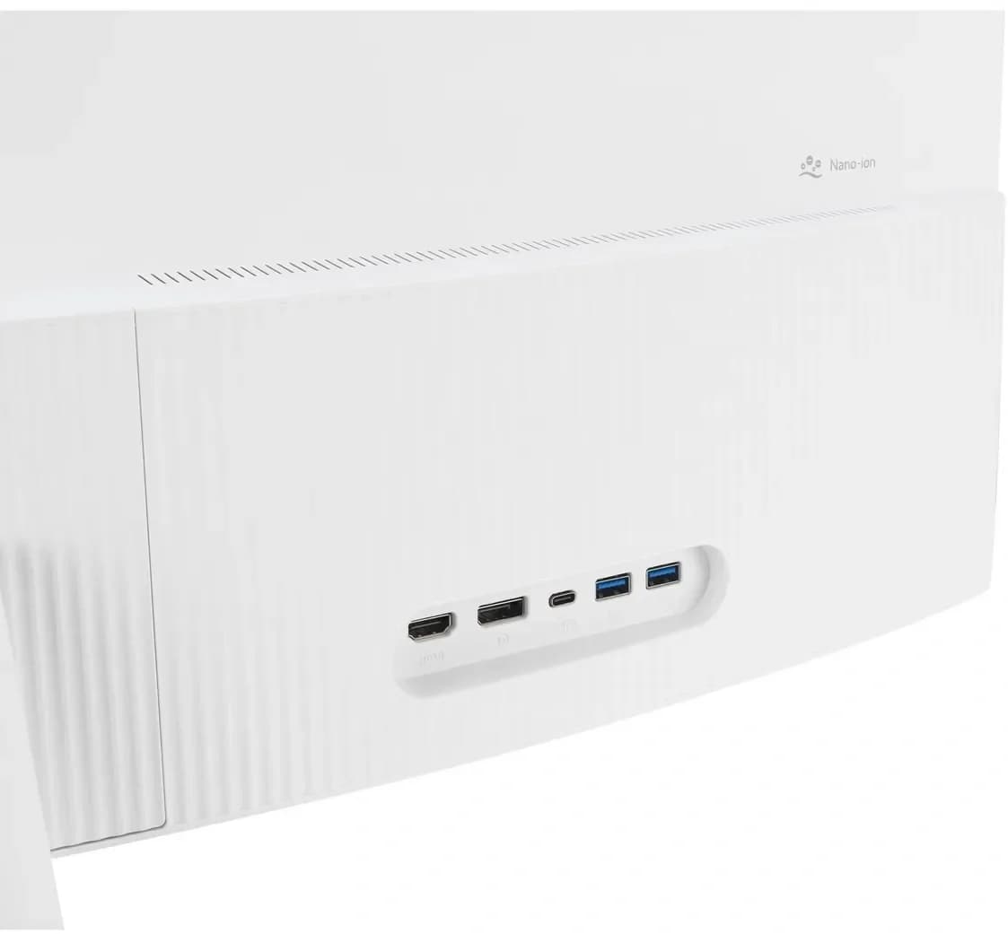 Монитор 34" ASUS VU34WCIP-W VA 3440x1440, 100 Гц, 1 мс, 21:9, 300 кд/м², HDMI 2.0, DP 1.4, USB-C (65 Вт), 3.5 Jack, USB Hub (4x USB 3.0), HDR10, изогнутый экран (1500R), динамики (2x2 Вт), белый