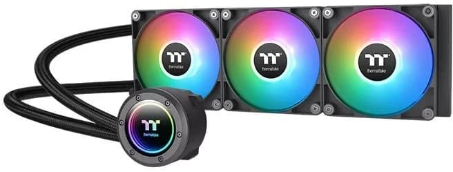 Система водяного охлаждения Thermaltake TH420 V2 ARGB Soc-AM5/AM4/1200/1700/1851 черный 4-pin 34.7dB Al Ret (CL-W376-PL14SW-A)