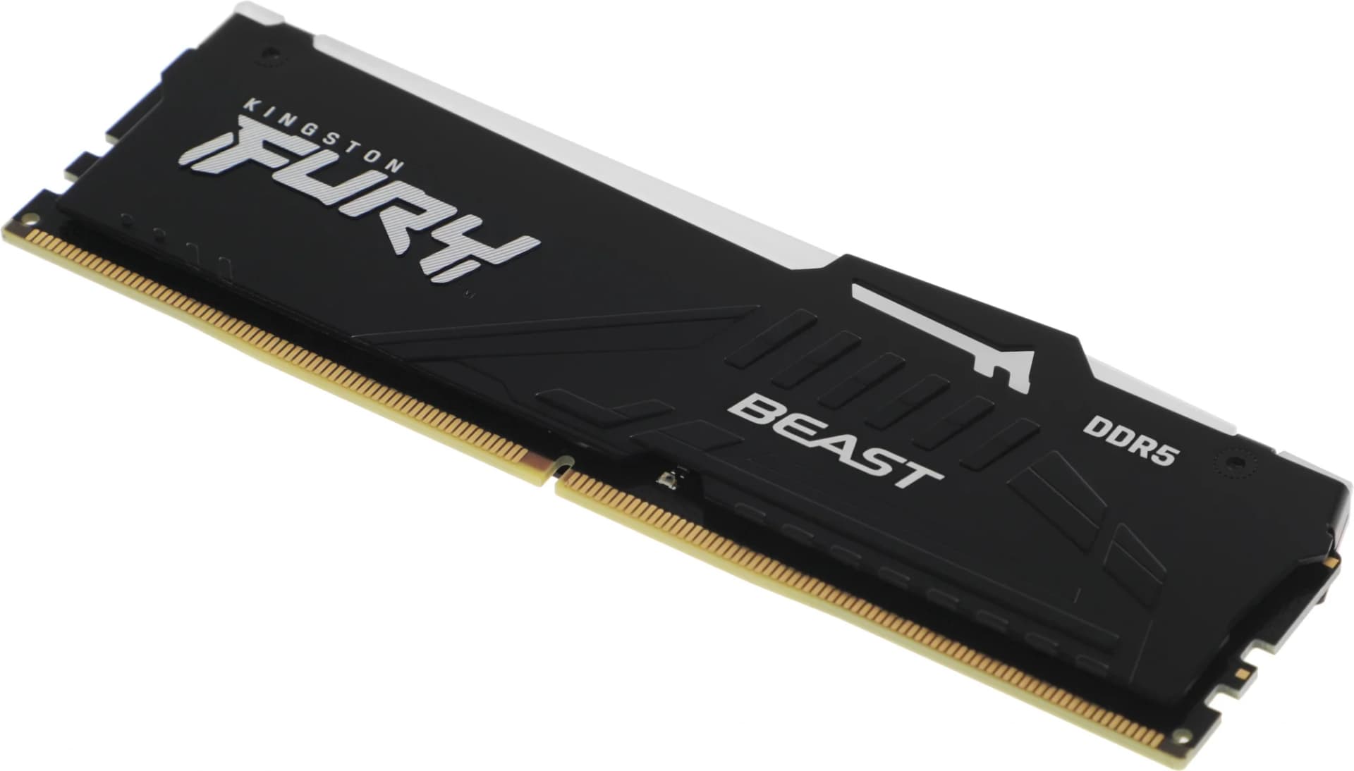 Модуль памяти Kingston 8GB DDR5 5200 DIMM FURY Beast Black RGB EXPO Non-ECC, 1RX16 36-40-40 1.25V 288-pin 16Gbit