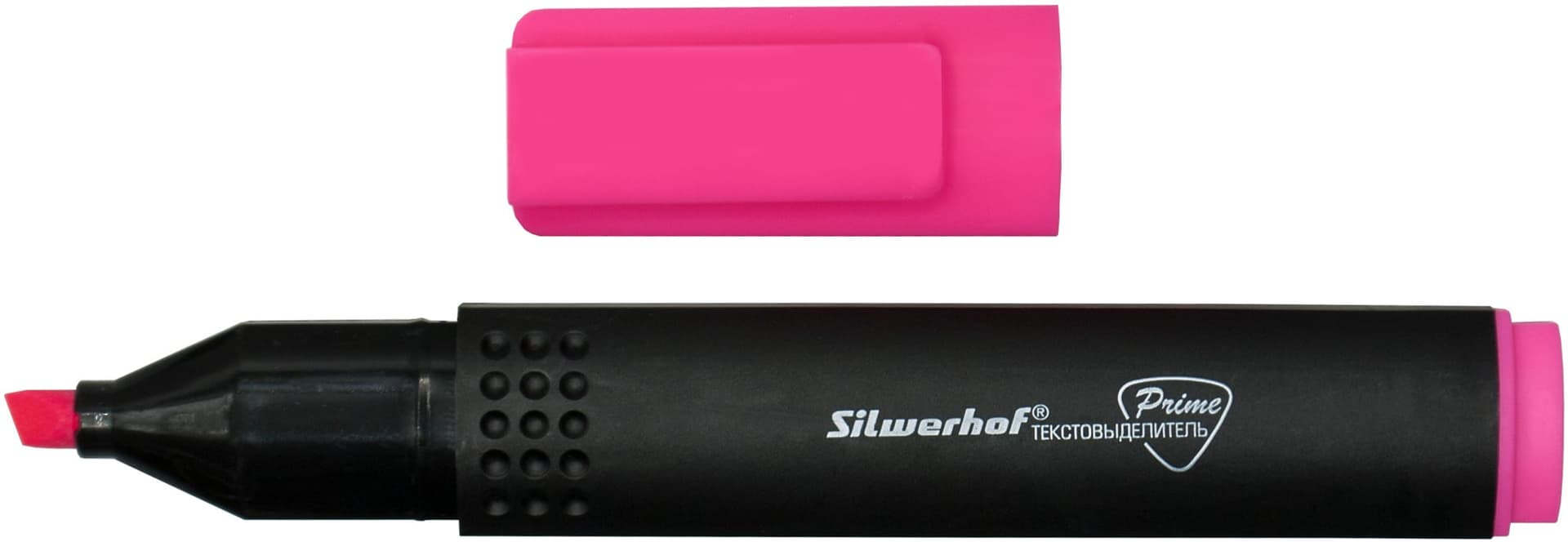 Текстовыделитель Silwerhof Prime 108031-08, скошенный пишущий наконечник, 1-4мм, розовый, коробка