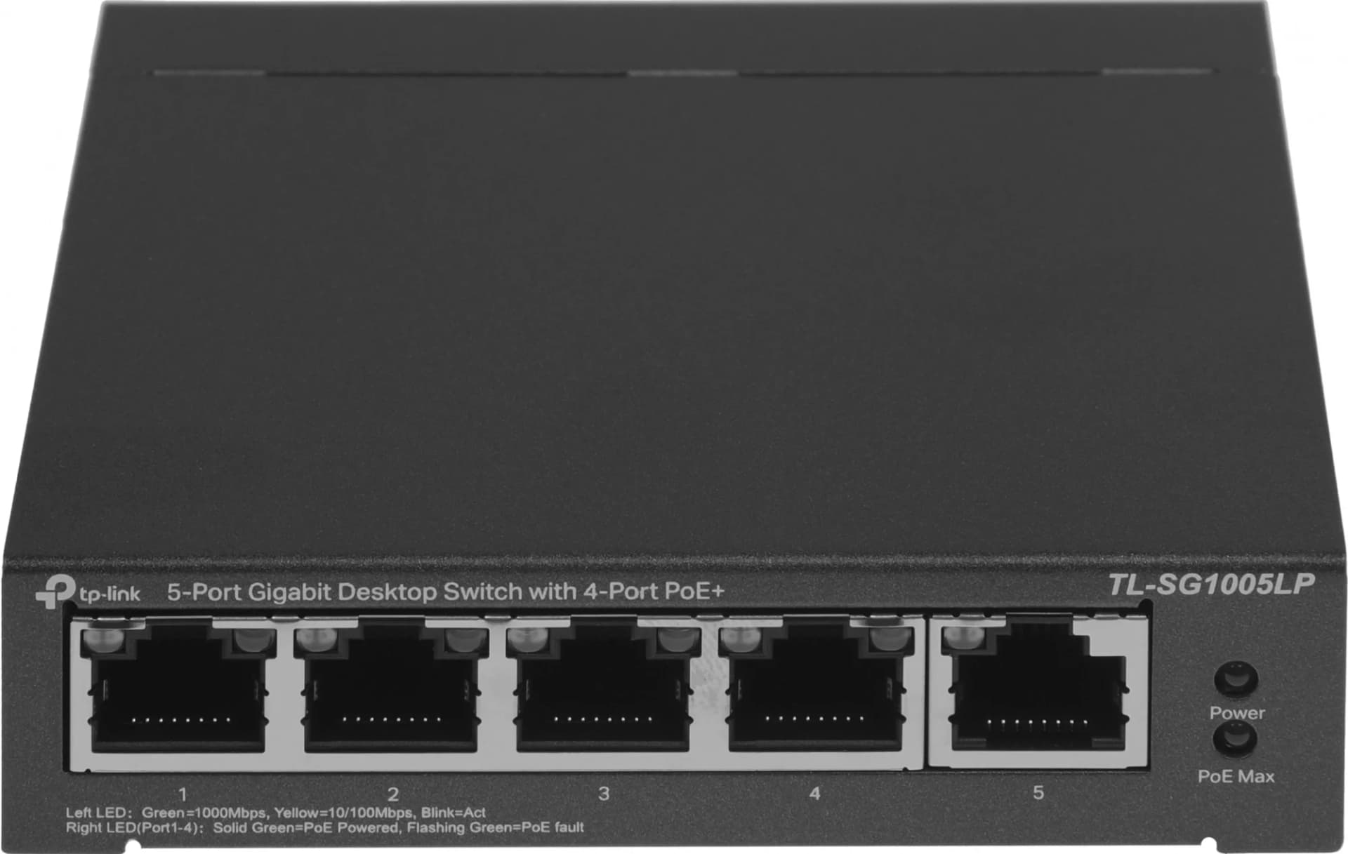Коммутатор TP-Link <TL-SG1005LP> 5-port Gigabit Switch, metal case