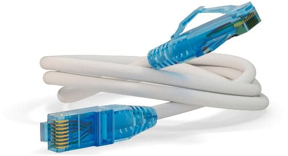 Патч-корд Hyperline PC-LPM-UTP-RJ45-RJ45-C6-1.5M-LSZH-WH UTP RJ-45 вил.-вилка RJ-45 кат.6 1.5м белый LSZH 24AWG