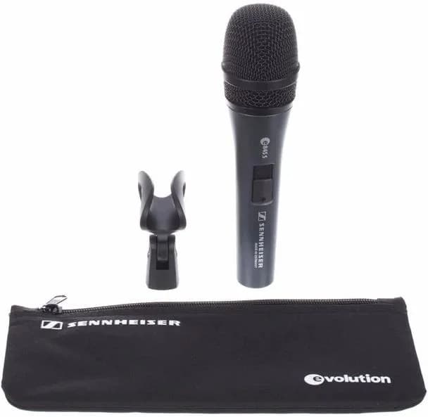 Микрофон проводной Sennheiser E 845-S серый/черный