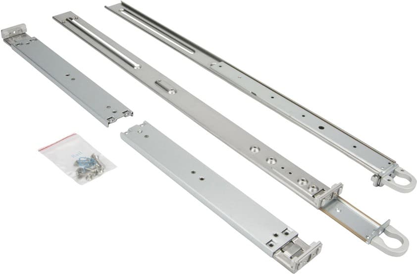 Supermicro 1U Rail Kit (MCP-290-00055-0N) RAIL SET, SCREW/QUICK, FOR 1U 17.2"W SC512F