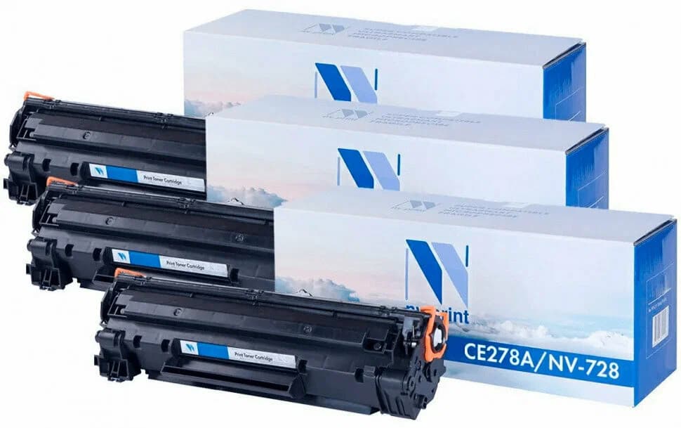 NV Print NV-CE278A/NV-728 Canon 728 "Univ" для hp LJ M1536/1566/P1606, Canon MF-4410 (2100k)