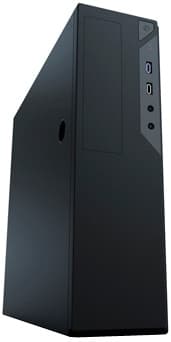Slim Case Powerman EL501 Black PM-300ATX 2*USB 3.0,HD,Audio mATX, Mini-ITX