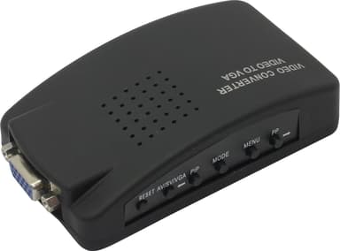 Espada <EDH10> Video to VGA Adapter (RTL) (RCA in, S-video in, VGA15F in/out) +б.п.