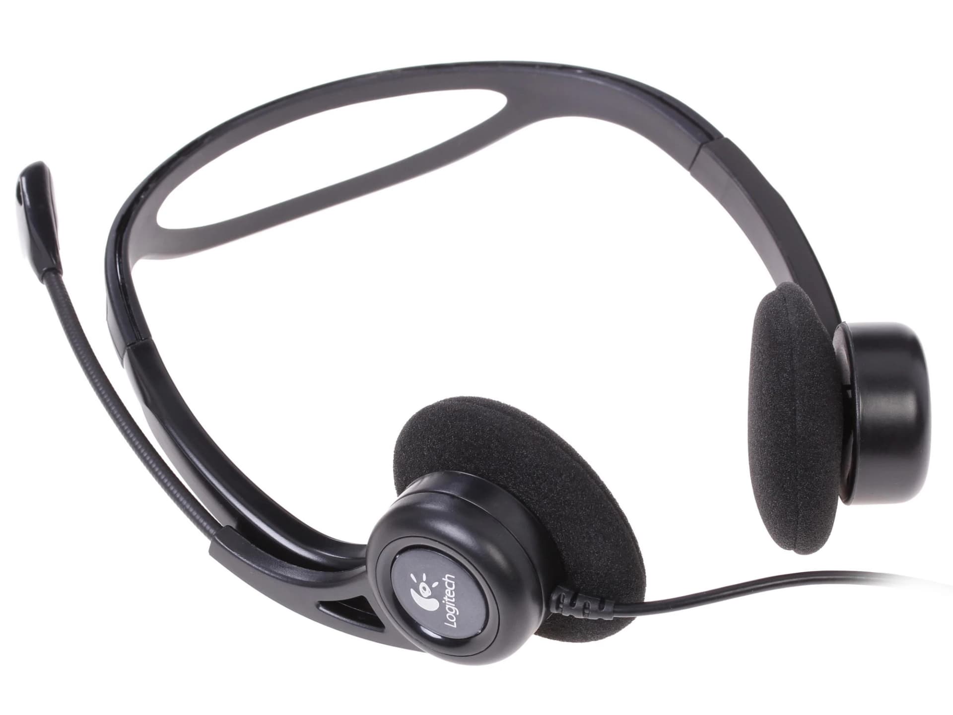 Logitech PC Headset 960 USB (наушники с микрофоном ,с рег.громкости) <981-000100>