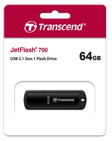 64Gb Transcend JetFlash 700 USB3.0 Flash Drive 64Gb <TS64GJF700>
