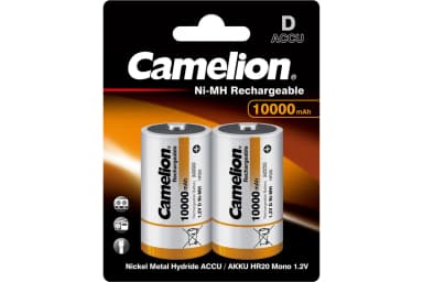 Аккумулятор Camelion R20-D-10000mAh Ni-Mh