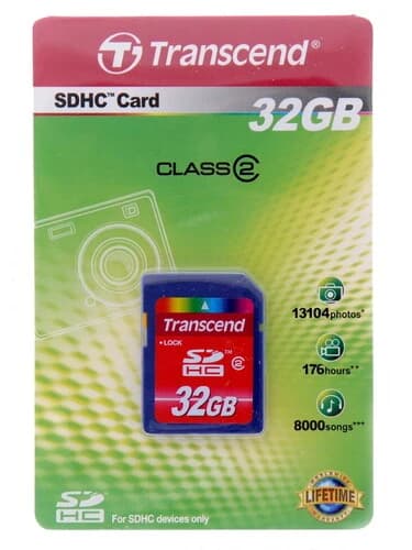 Transcend SDHC 32Gb Class2