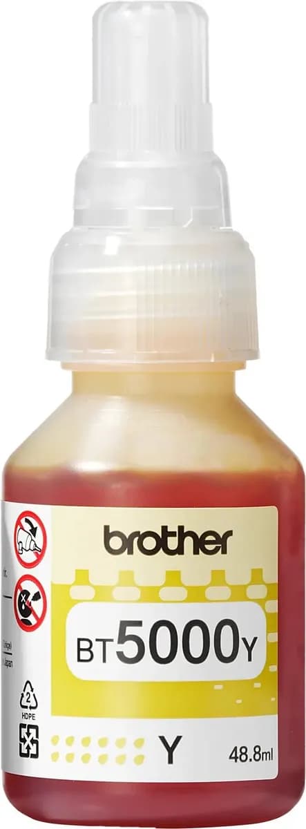 Brother BT5000Y Чернила, Yellow DCPT300/500W/700W (41,8мл, 5000стр) (BT5000Y)