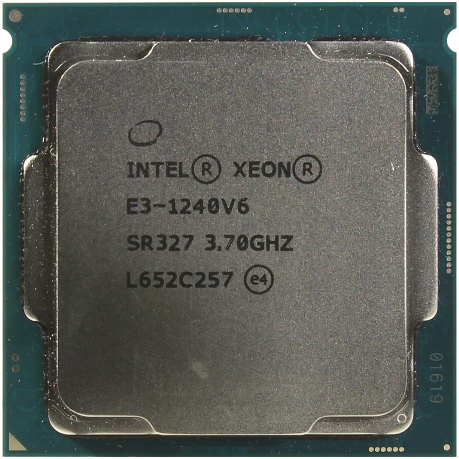Intel Xeon E3-1240 V6 3.7 GHz / 4core / 1+8Mb / 72W / 8 GT / s LGA1151