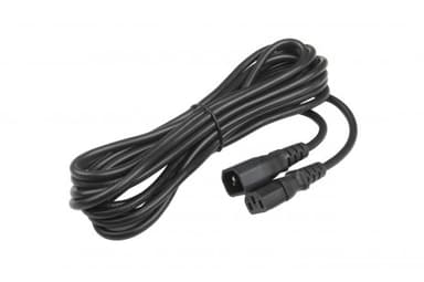 Hyperline PWC-IEC13A-IEC14-5.0-BK IEC 320 C13 (угловая) - IEC 320 C14 (3x1.0), 10A, прямая вилка, 5м, цвет черный