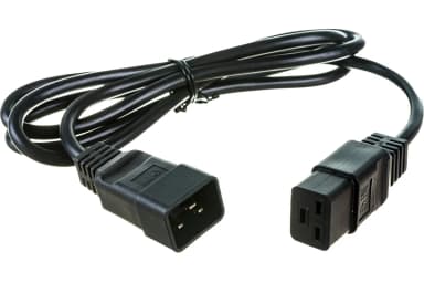 Hyperline PWC-IEC19-IEC20-1.8-BK IEC 320 C19 - IEC 320 C20 (3x1.5), 16A, прямая вилка, 1.8 м