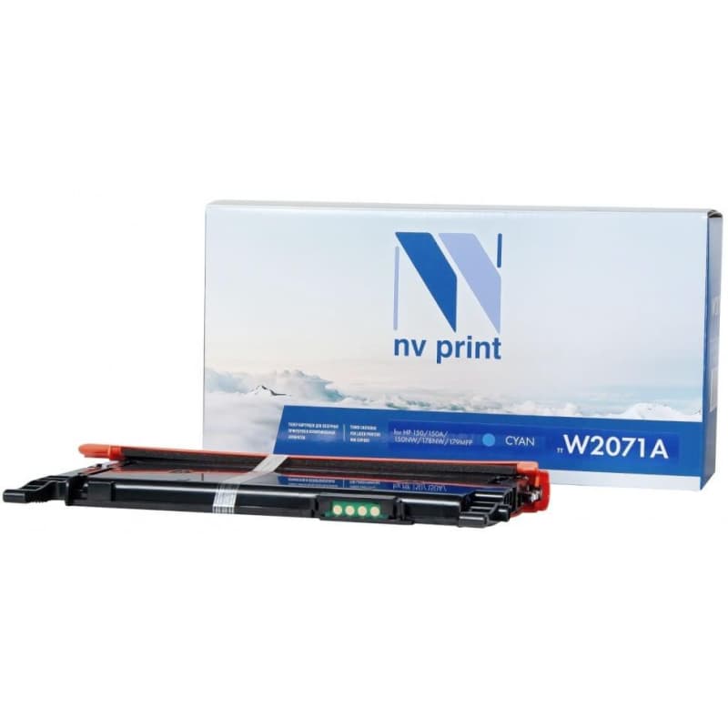 7Q W2071A (117A) Cyan (0.7k) без чипа для HP Color LJ 150/MFP 178/180