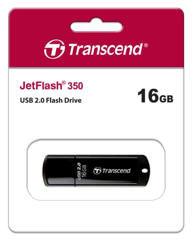 Transcend <TS16GJF350> JetFlash 350 USB2.0 Flash Drive 16Gb (RTL)