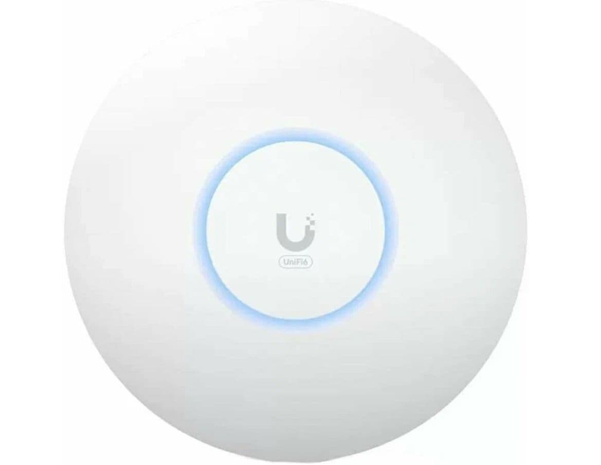 UBIQUITI U6+ Точка доступа 2,4+5 ГГц, Wi-Fi 6, 2х2 MIMO, 802.3af, 1х 1G RJ45
