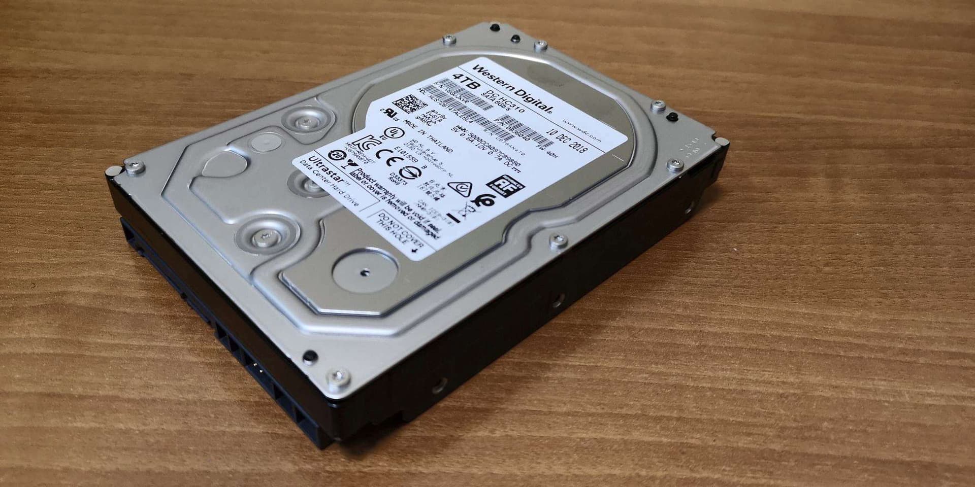4 Tb SATA 6Gb/s Western Digital Ultrastar DC HC310 <HUS726T4TALE6L4> 3.5" 7200rpm 256Mb 512E
