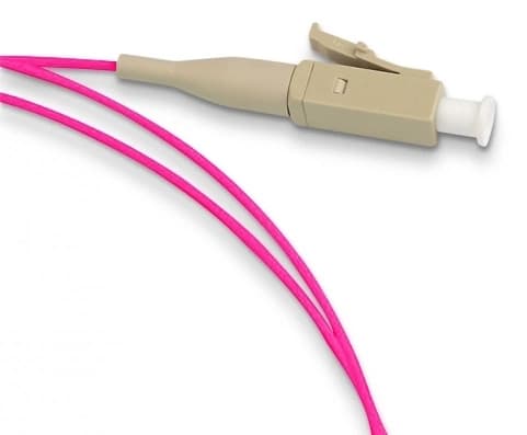 Пигтейл волоконно-оптический Hyperline FPT-B9-504-LC/PR-1M-LSZH-MG MM 50/125 (OM4), LC, 1 м, LSZH