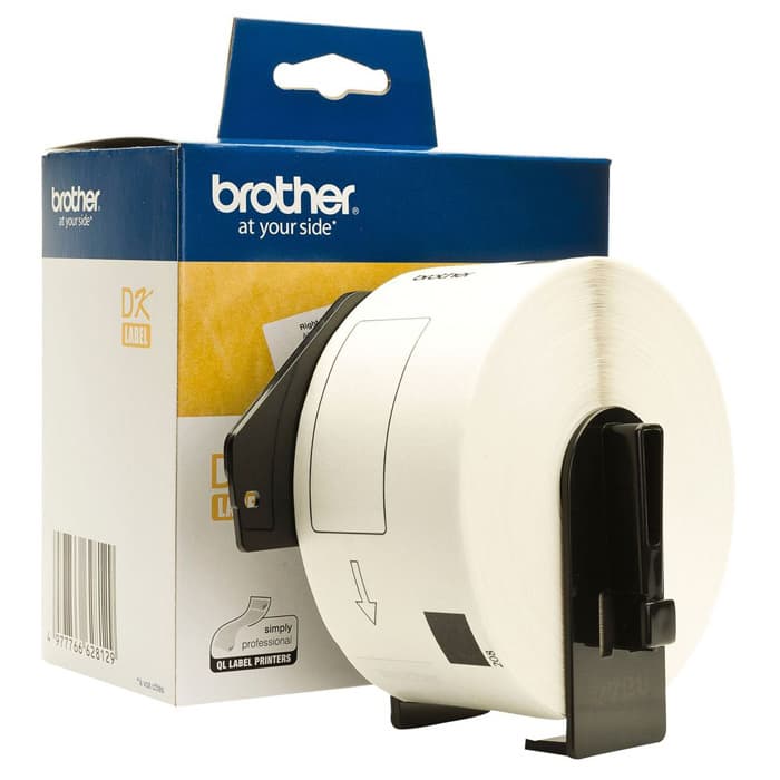 Большие адресные наклейки Brother DK11208 400 штук, 38 x 90 мм