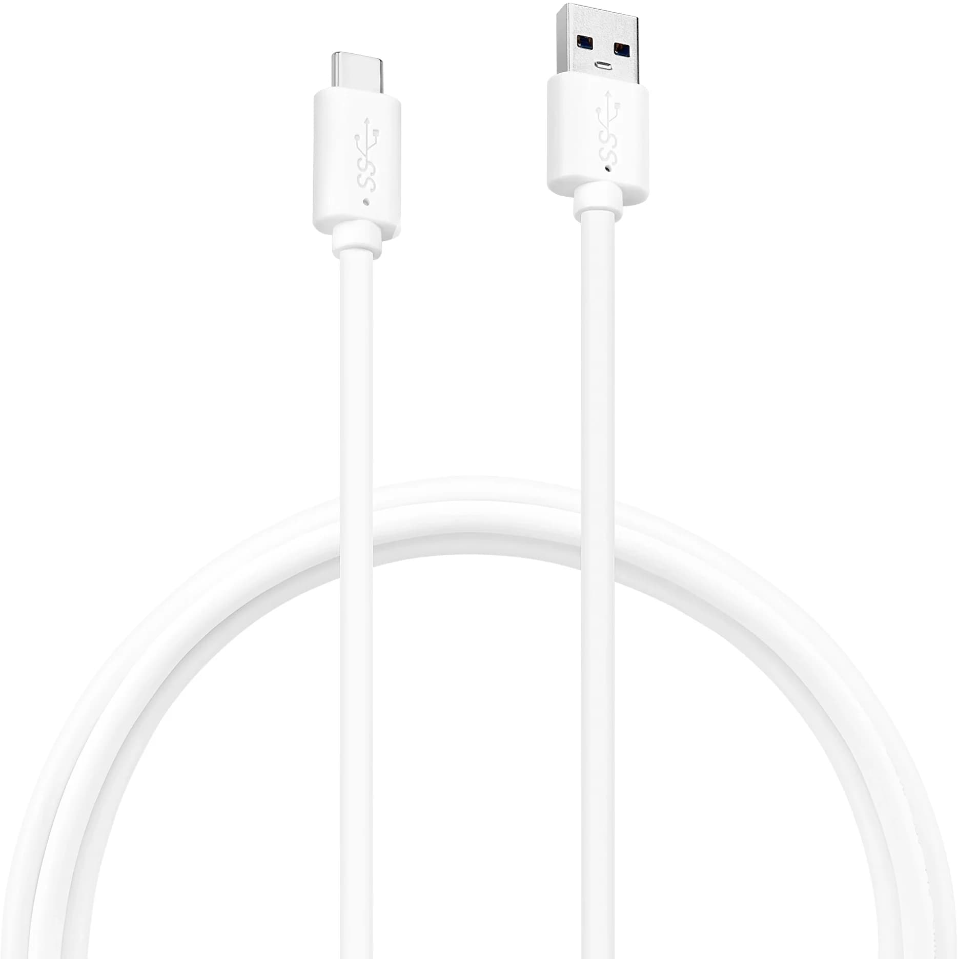 Кабель Buro BU-USB3.2-AC-1.8MW USB (m)-USB Type-C (m) 1.8м белый пакет