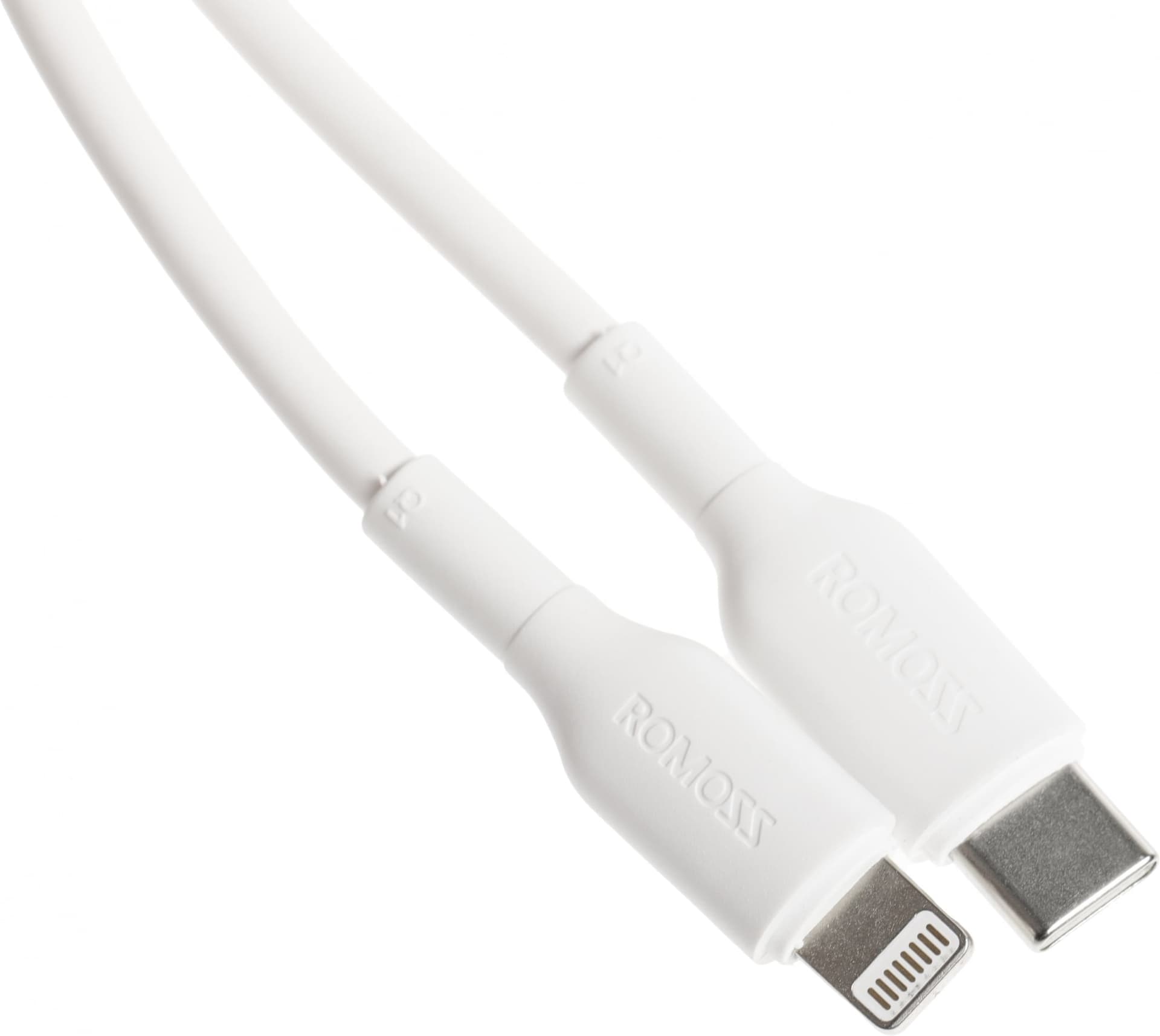 Кабель Romoss CB171 6958377511794 USB Type-C (m)-Lightning (m) 1м белый