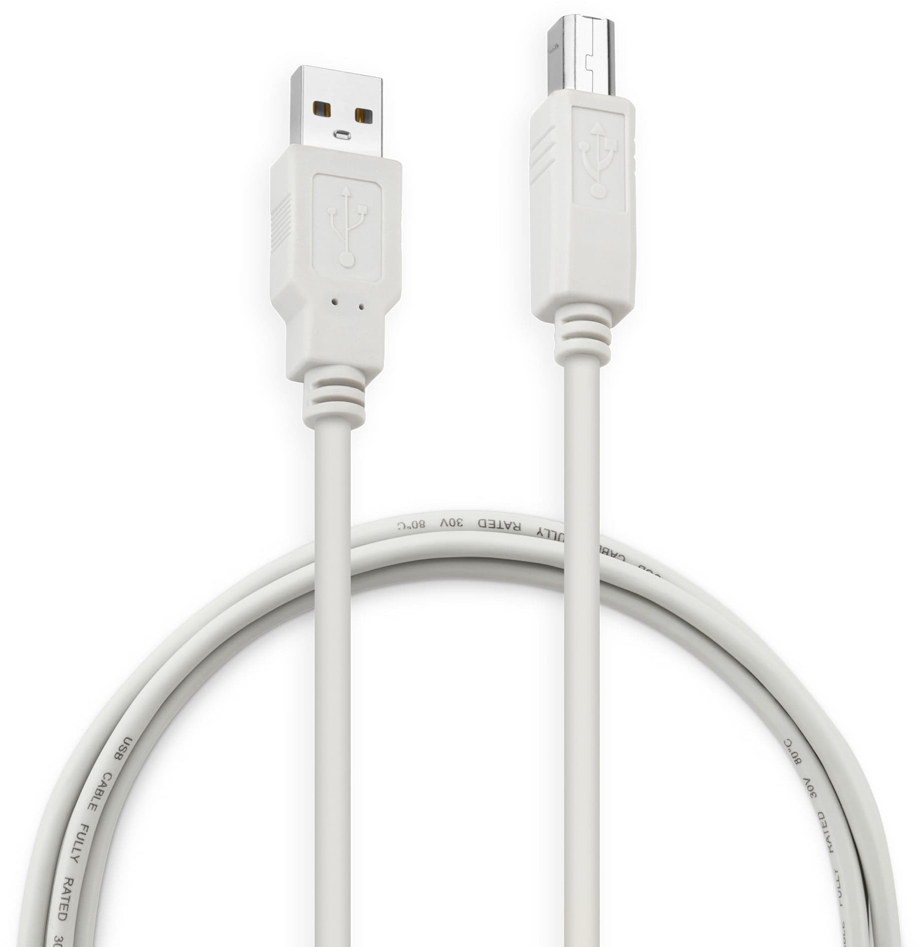 Кабель USB A (M) - USB B (M), 1.5м, Buro USB-A-B-1.5C