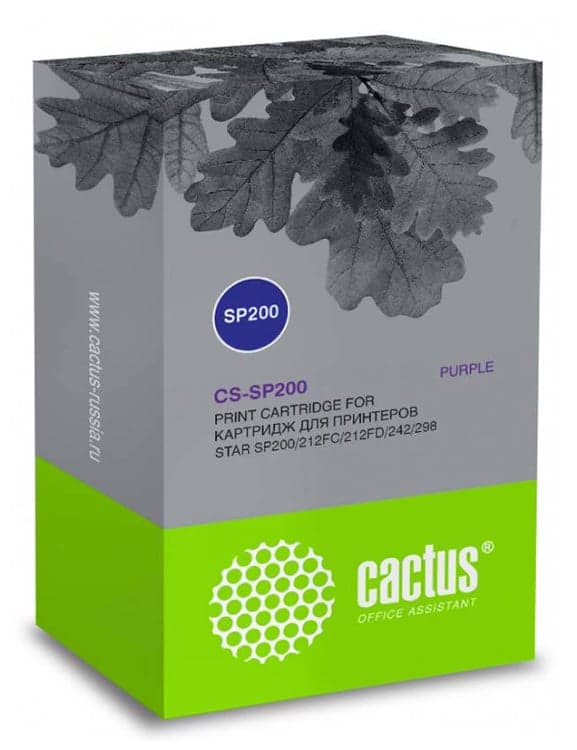 -/ Картридж матричный Cactus CS-SP200 фиолетовый для Star SP200/212FC/212FD/242/298