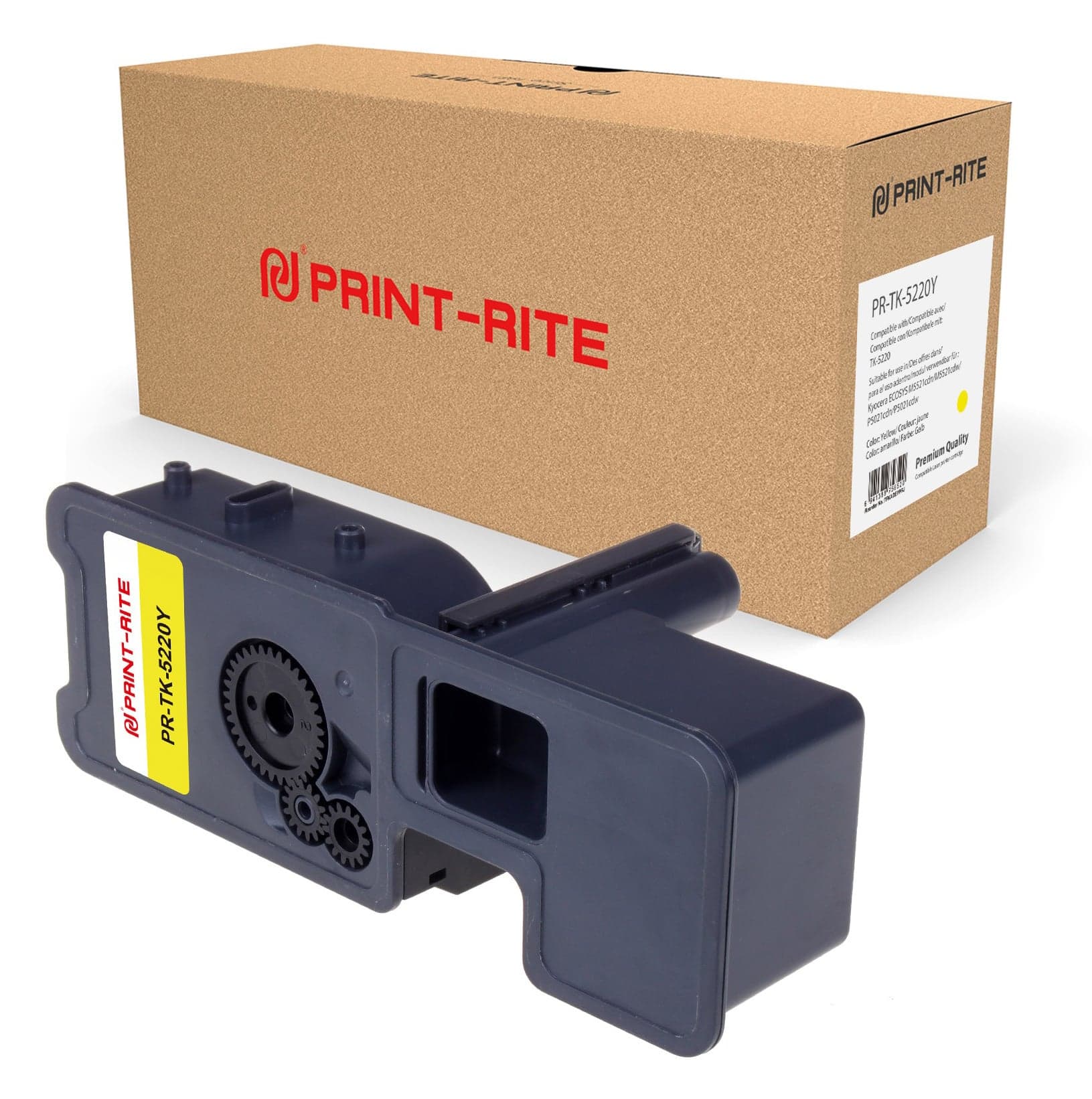 Картридж лазерный Print-Rite TFKADEYPRJ PR-TK-5220Y TK-5220Y желтый (1200 стр.) для Kyocera Ecosys M5521cdn/M5521cdw/P5021cdn/P5021cdw