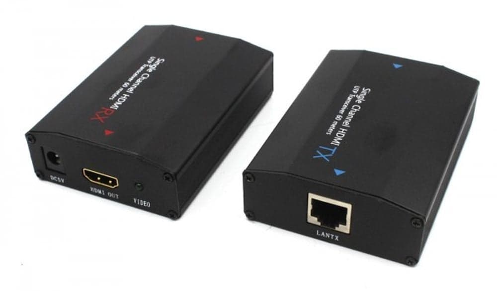 DAHUA DH-PFM700-E Удлинитель HDMI по витой паре, длина кабеля 50м, HDMI v.1.3 и ниже, до 1080р, в комплекте приемник и передатчик