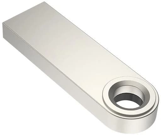 Флеш Диск Netac 8Gb U278 NT03U278N-008G-20PN USB2.0 серебристый/черный