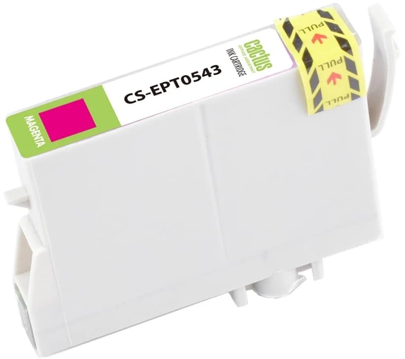 Картридж струйный Cactus CS-EPT0543 пурпурный (16,2 мл) для Epson Stylus Photo R800/R1800