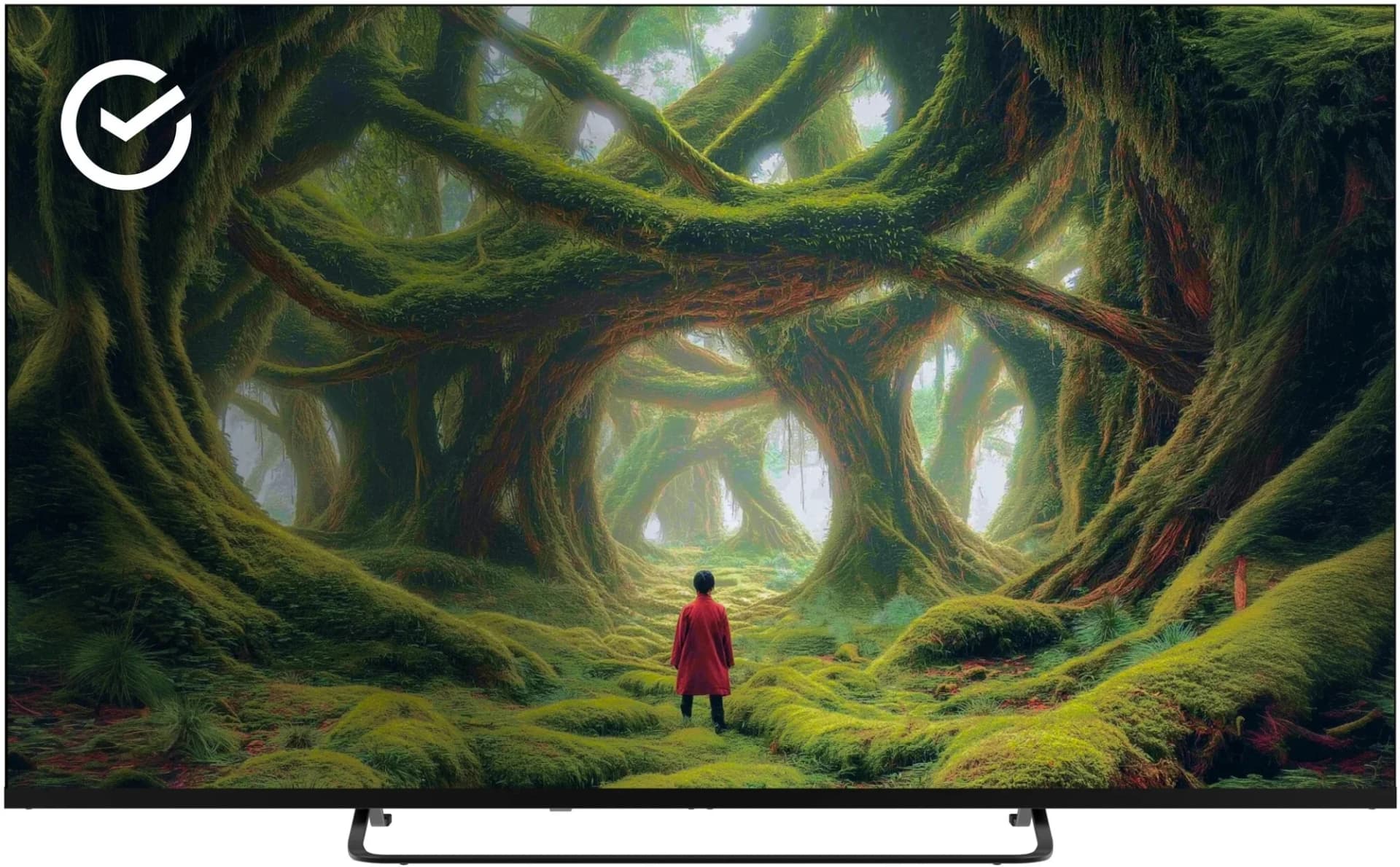 50" LED ЖК телевизор Sber SDX-50U4127 (3840x2160, HDMI, LAN,WiFi, BT, USB, DVB-T2, SmartTV)