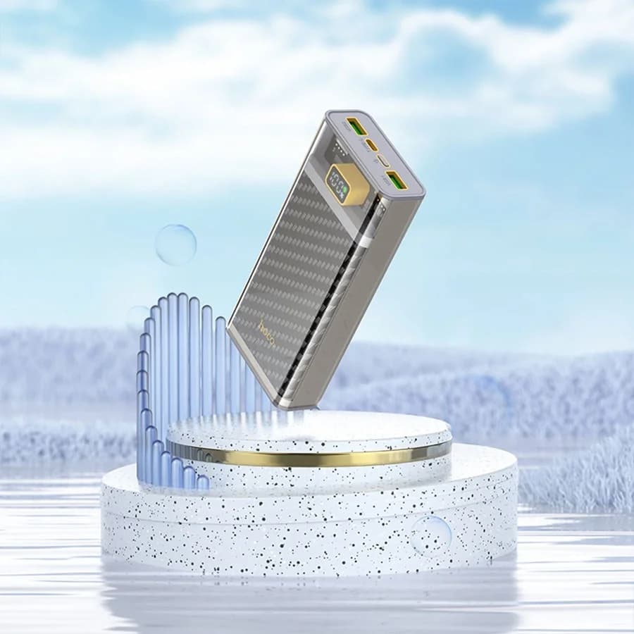 Мобильный аккумулятор Hoco J103A 20000mAh QC3.0/PD3.0 22.5W 5A 2xUSB-A/USB-C серый