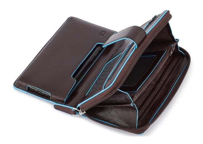 Кошелек женский Piquadro Blue Square PD1354B2R/MO красное дерево натур.кожа