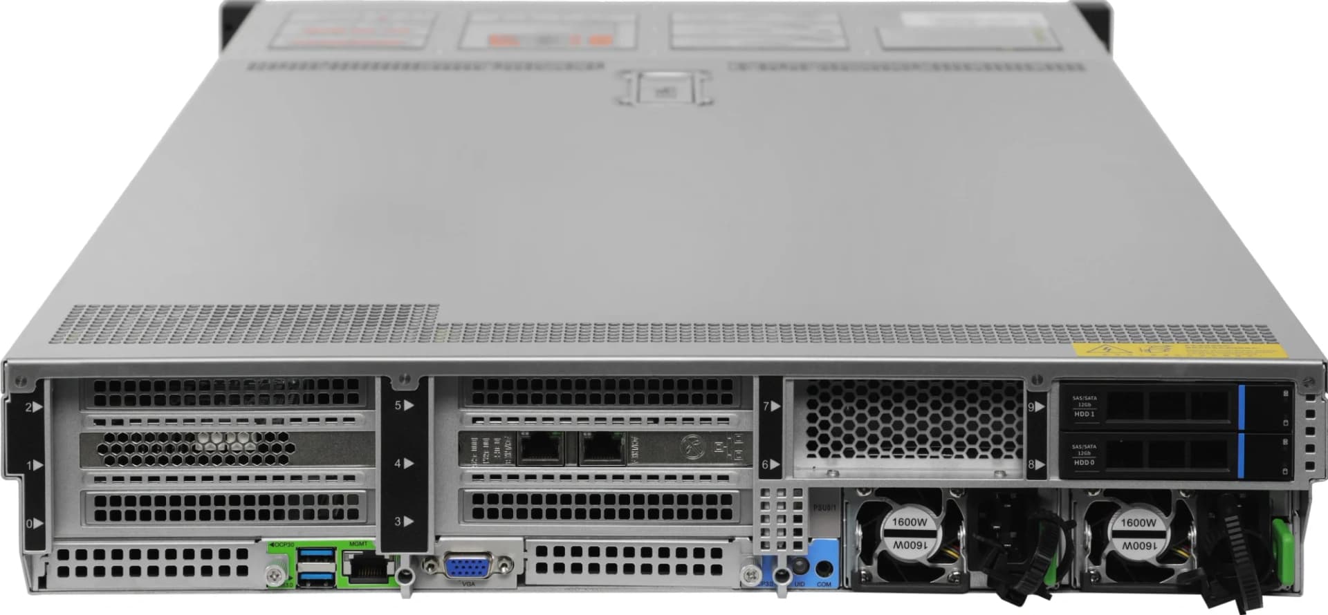Сервер IRU Rock G2212AG4 2x9354 12x32Gb LSI 9361-8I SGL12Gb/s AST2600 2P 10G SFP+ 2x2200W w/o OS