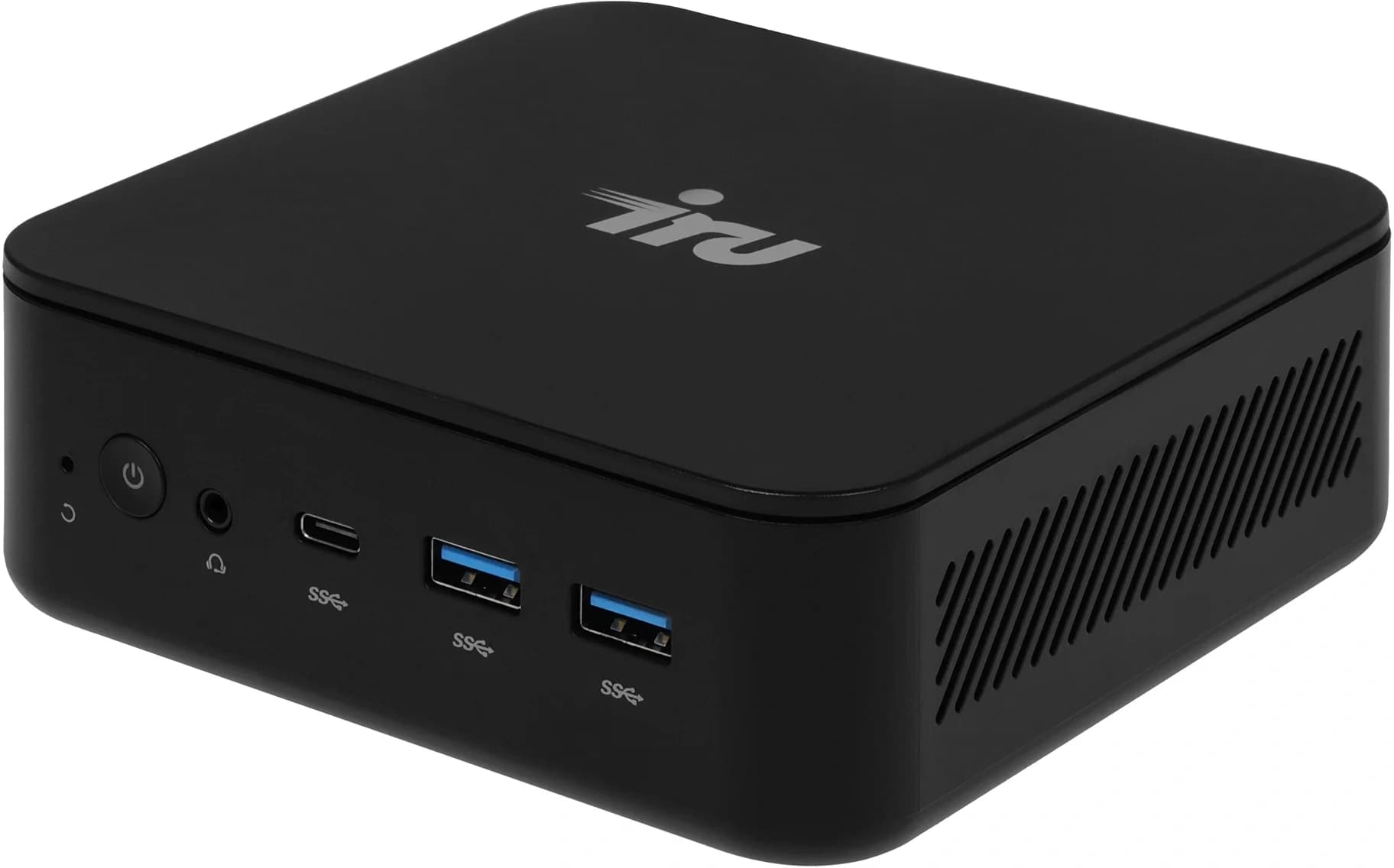 Неттоп IRU Planio 325 Ryzen 5 3500U (2.1) 16Gb SSD512Gb Vega 8 без ОС GbitEth WiFi BT 65W черный