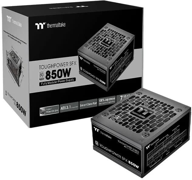 Блок питания Thermaltake SFX 850W Toughpower SFX850 Gen.5 80+ platinum (20+4pin) APFC 90mm fan 8xSATA Cab Manag RTL