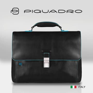 Портфель Piquadro Blue Square CA3111B2/N черный натур.кожа