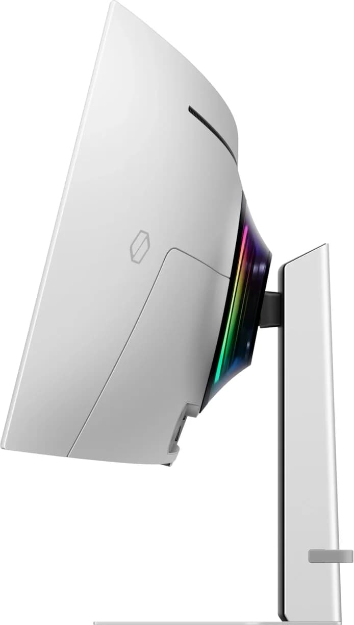 Монитор Samsung 49" Odyssey OLED G9 S49DG932SIXCI серебристый OLED LED 32:9 HDMI полуматовая HAS 250cd 178гр/178гр 5120x1440 240Hz FreeSync Premium Pro DP USB 12.9кг