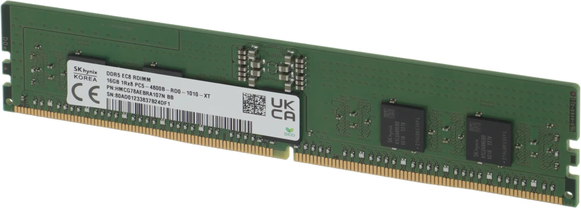 Оперативная память DDR5 Hynix HMCG78AEBRA 16GB DIMM ECC Reg PC5-38400 CL22 4800MHz