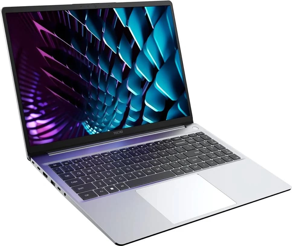 Ноутбук TECNO MegaBook K16SDA AMD Ryzen 5 7430U/16Gb/SSD512Gb/16"/IPS/WUXGA/1920x1200/60Hz/Win11/Silver/1.75kg