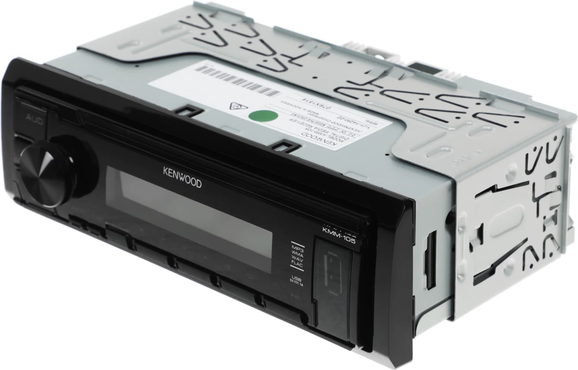 Автомагнитола Kenwood KMM-105 1DIN 4x50Вт USB 2.0 AUX 1 RDS
