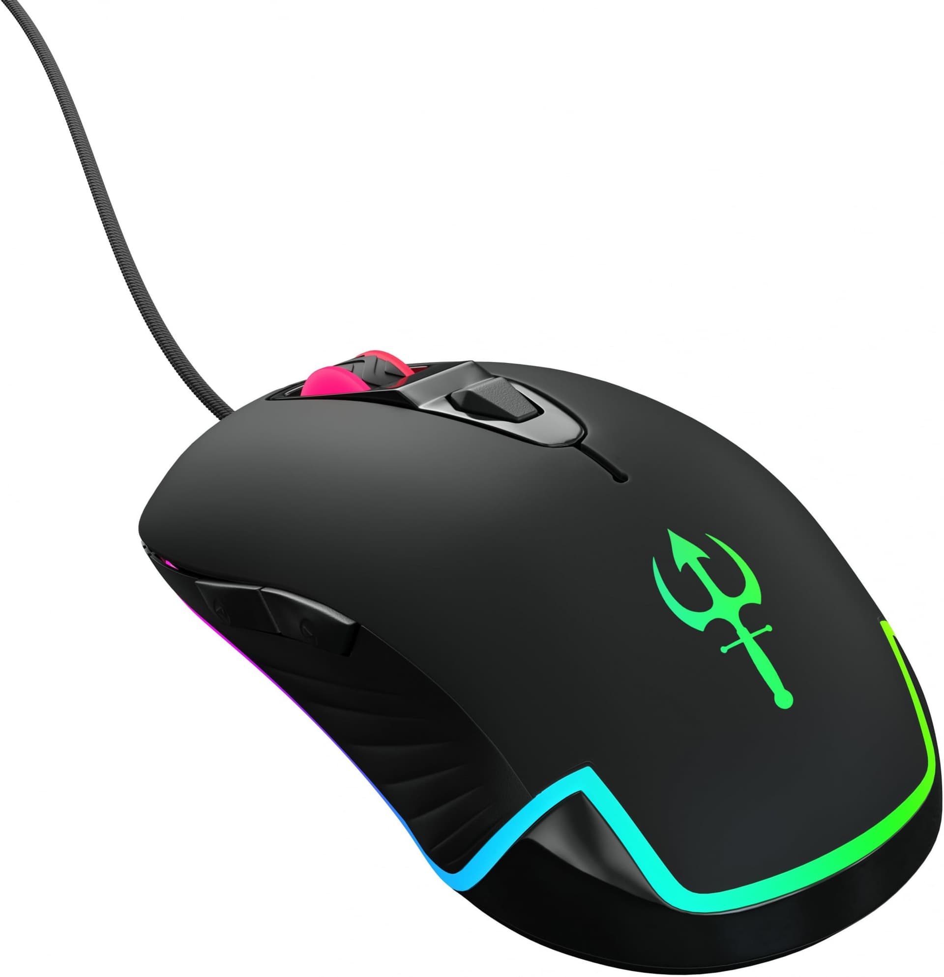 Мышь Оклик 925G STORM черный оптическая 3200dpi USB 6but